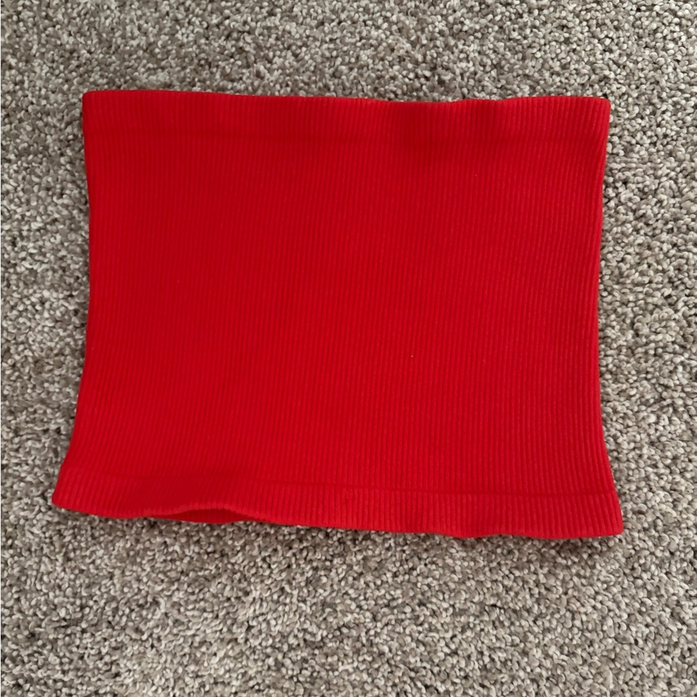Free people red tube top size xs/s